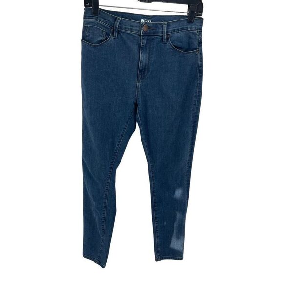 BDG Twig Ankle Jeans High Rise Denim Skinny Medium Wash Blue Size 28 x 29 - Picture 6 of 10